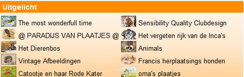 Uitgelicht 11 mei 2…